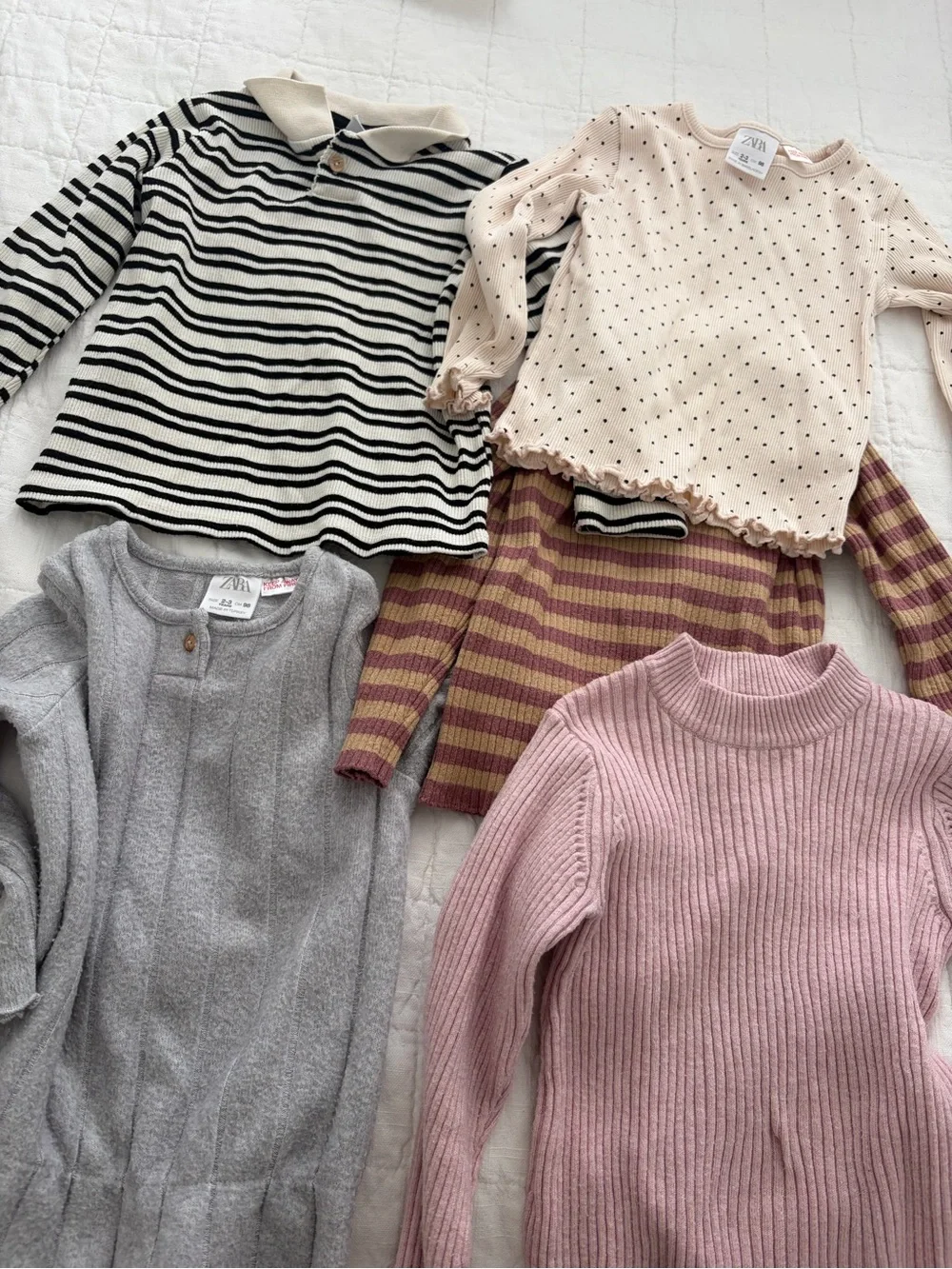 Bundle of 3T Zara Long Sleeve Tops